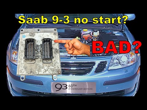 Видео: Saab 9-3 не заводится — реле щёлкают как сумасшедшие — неисправен блок управления двигателем❓
