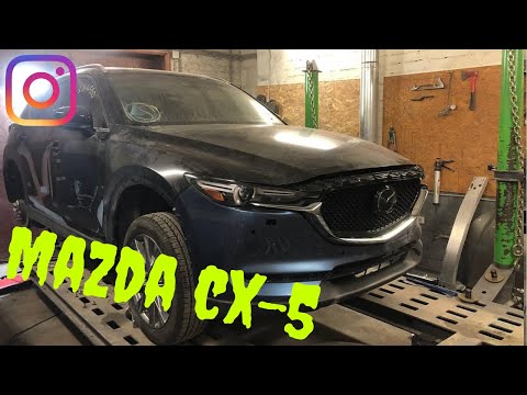 Видео: #13 Mazda CX-5 2020 Замена лонжерона  USA