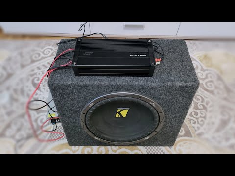 Видео: Усилитель AMP PRO 1.800 + сабвуфер KICKER 12" (AMP PRO 1.500, AMP PRO 1.600, AMP PRO 1.1000)