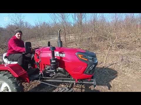 Видео: МОТОТРАКТОР  ЗУБР возим дрова