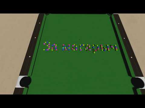 Видео: Мультик. Бильярд.