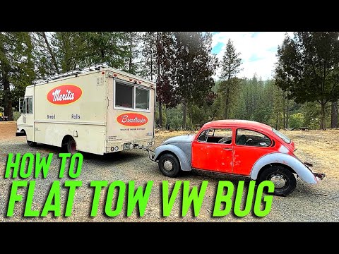 Видео: КАК БУКСИРОВАТЬ VW Bug