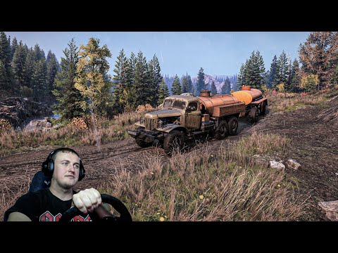 Видео: Прямой эфир по SnowRunner Везем солярку на Зил-157 Вашингтон добро пожаловать