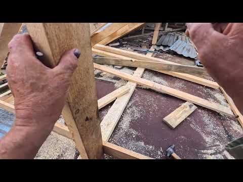 Видео: 6. Незаконченный ремонт строительства крыши.