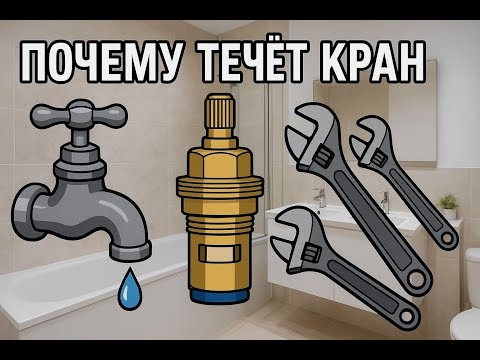 Видео: Течёт кран, ремонт-кран буксы