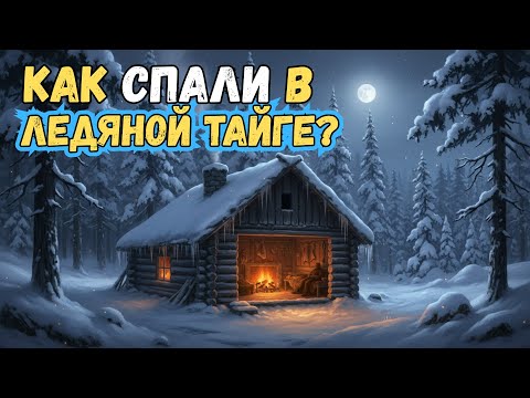 Видео: Зимовка охотников и староверов в таёжной избушке🌛Лекция для сна