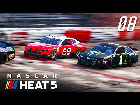 Видео: ПРАКТИЧЕСКИ ФОТОФИНИШ - NASCAR Heat 5 #8