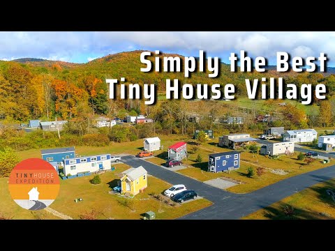 Видео: Востребованный жилой комплекс Tiny Home Community в Северной Каролине — скоро откроется третья оч...