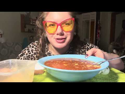 Видео: МУКБАНГ НЕ БОРЩ ОТВЕТ ВЕРЕ ТУЛЯЧКЕ