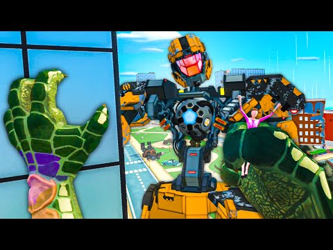 Видео: ГОДЗИЛЛА VR 2 🦖 РОБОТЫ ЗАХВАТИЛИ ГОРОД - Monster Titan's Playground VR