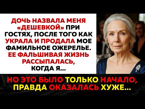 Видео: Дочь обокрала меня и назвала "дешевкой". Мой ответ заставил замолчать весь зал. А потом я узнала...