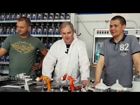 Видео: МЕГА ТЕСТ КРАСКОПУЛЬТОВ SATA SAGOLA DEVILBISS IWATA общий обзор