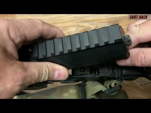 Видео: Обзор на крышку ствольной коробки SAG.  Подробный отчет по доработке.