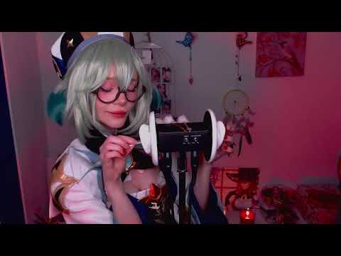 Видео: АСМР чистка ушек и массаж косплей САХАРОЗЫ LinaNeyeon