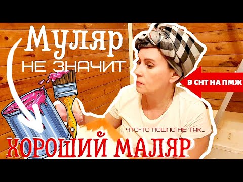 Видео: ВЛОГ | НАЧАЛИ КРАСИТЬ | ОБИДНО ДО СЛЕЗ | ЧТО ПОШЛО НЕ ТАК? | В СНТ НА ПМЖ