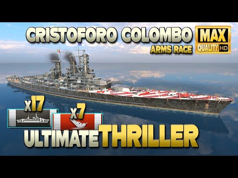 Видео: Кристофоро Коломбо: непревзойденный триллер - World of Warships