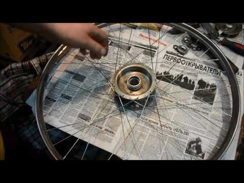 Видео: Сборка колёс мотовелосипеда В902