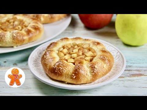 Видео: Яблочные Розанчики 🍎 Ватрушки с Яблоками