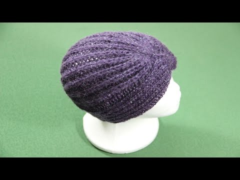 Видео: ШАПОЧКА ЧАЛМА АНГЛИЙСКОЙ РЕЗИНКОЙ С КРАСИВЫМ УЗЕЛКОМ.