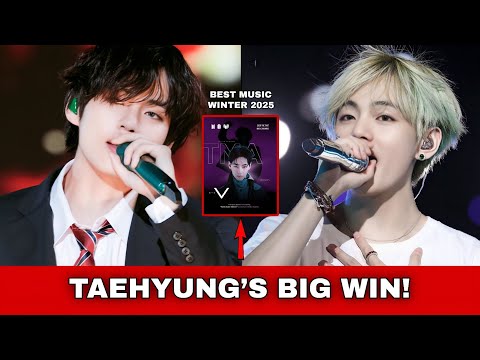 Видео: V из BTS потряс мир: победа в номинации «Best Music Winter» на TMA 2025!