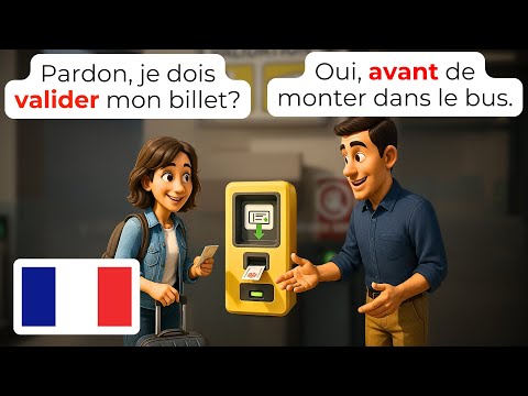 Видео: 🇫🇷 Путешествие на автобусе по-французски | A1-A2 | Говорите по-французски