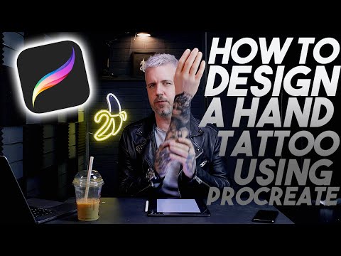 Видео: ЧАСТЬ 1 - Учебник PROCREATE - Как создать ТАТУИРОВКУ для РУКИ!