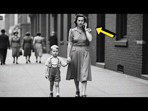 Видео: Ребёнок с матерью в 1938 — Исследователи увеличили фото и остались без слов
