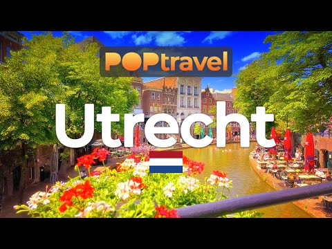 Видео: УТРЕХТ, Нидерланды 🇳🇱 - Летняя прогулка (2025) - 4K HDR пешеходная экскурсия с субтитрами