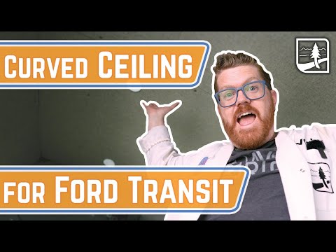 Видео: Установка ПОТОЛКА на Ford Transit | Как легко сделать ИЗОГНУТЫЙ потолок