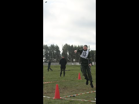 Видео: Метание гранаты на дальность.