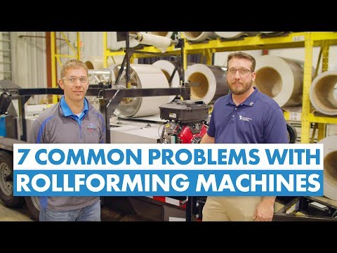 Видео: 7 распространенных проблем профилегибочного станка для производства металлических кровельных панелей