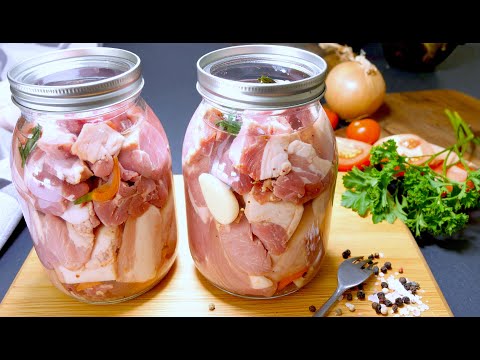 Видео: Такого вкусного соленого бекона в банке я еще никогда не делала. Секретный рецепт.
