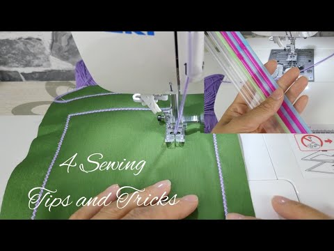 Видео: 4 очень полезных совета по шитью с трубочками для питья