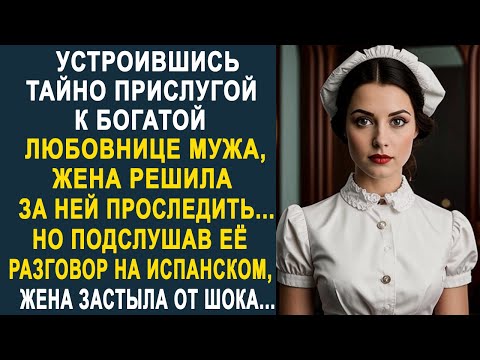 Видео: Устроившись тайно прислугой к богатой любовнице мужа в особняк, жена решила за ней проследить...