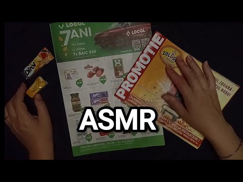 Видео: ASMR brochure flipping | chewing gum | candy 💤 /✨ АСМР листаю каталог скидок | жвачка и конфетка