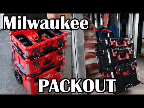 Видео: Система хранения MILWAUKEE PACKOUT