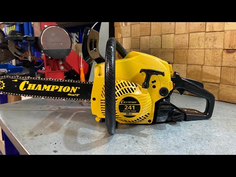 Видео: CHAMPION 241 . Давится и задыхается бензопила. Причины. 