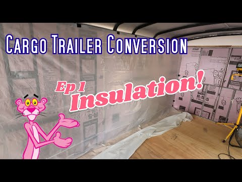 Видео: Установка изоляции | Переоборудование грузового прицепа [Эпизод 1]
