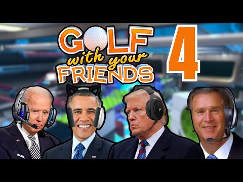Видео: Президенты США играют в гольф с вашими друзьями (часть 4)