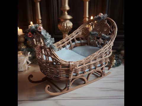 Видео: Мастер- класс: Новогодние сани. Часть 2