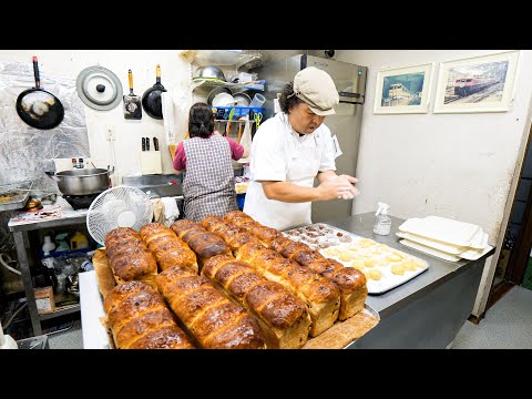 Видео: Красочные жареные пончики! Быстрая выпечка уникальной командой квалифицированных пекарей
