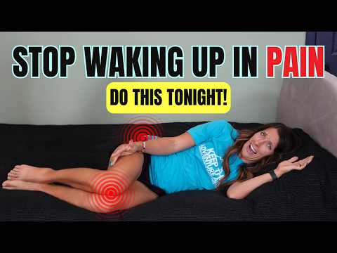 Видео: Устраните боль в бедре и колене, спя СЕГОДНЯ НОЧЬЮ (лучшие позы)