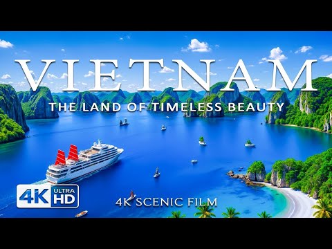 Видео: [4K] Живописный Вьетнам 2025 🇻🇳 Вечные пейзажи и культурные сокровища Воздушный полёт | Azure Esca