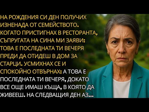 Видео: НА РОЖДЕНИЯ СИ ДЕН ПОЛУЧИХ ЖЕСТОКА ИЗНЕНАДА ОТ СЕМЕЙСТВОТО, КОГАТО ПРИСТИГНАХ В РЕСТОРАНТА.