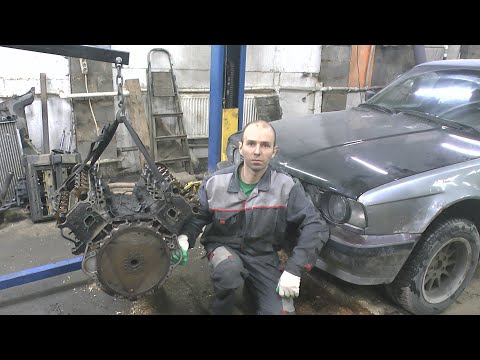 Видео: Свап 4 литра V8 в BMW Е34 / M60 B40