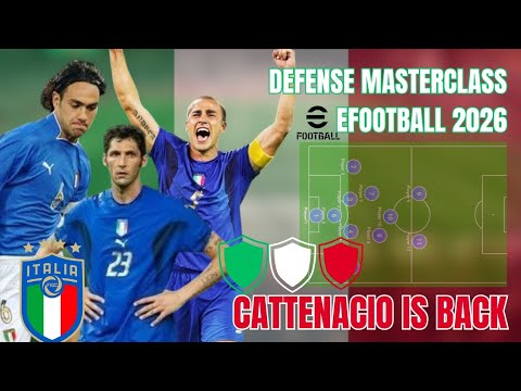 Видео: Изучите классическое «Катеначчо»! Как играть в полную защиту, сохраняя при этом форму, в eFootbal...