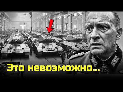 Видео: Немецкие генералы были потрясены, узнав, что СССР выпустил 40 000 танков Т-34 всего за 3 года
