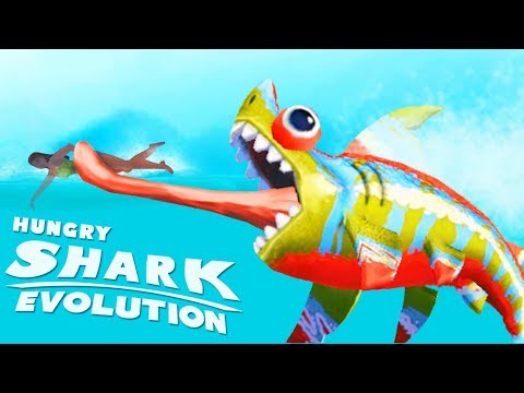 Видео: АКУЛА ХАМЕЛЕОН ЕСТ ЛЮДЕЙ, ОСОБЫЕ АКУЛЫ | Hungry Shark Evolution