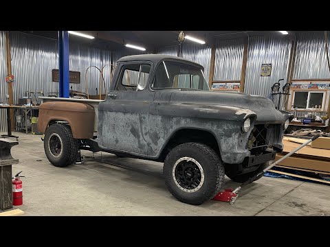 Видео: 57. Грузовик Chevy на раме полноприводного Chevy Tahoe 2001 года. ЧАСТЬ 1. Crazylegs Creations
