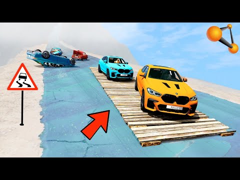 Видео: АТТРАКЦИОН СМЕРТИ! СПУСК НА САНКАХ ПО ЛЕДЯНОЙ ДОРОГЕ!! - BeamNG.drive Multiplayer (BeamMP)